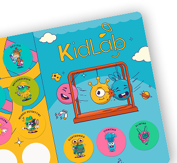 Paszport Odkrywcy KidLab z kolekcją naklejek
